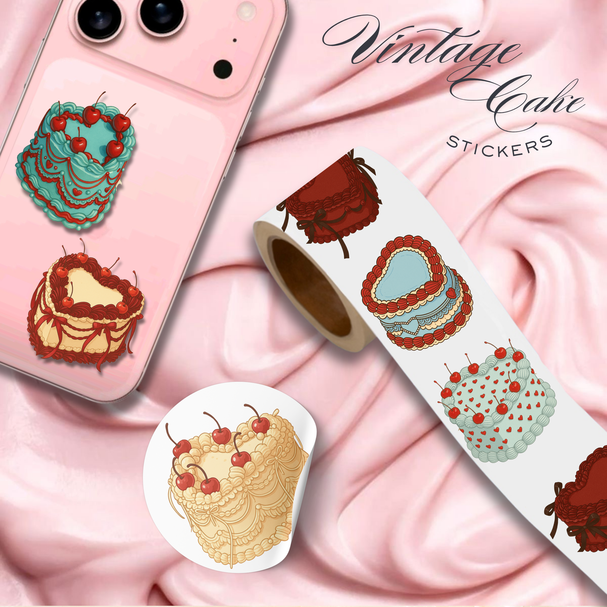 Vintage Cakes | Stickers