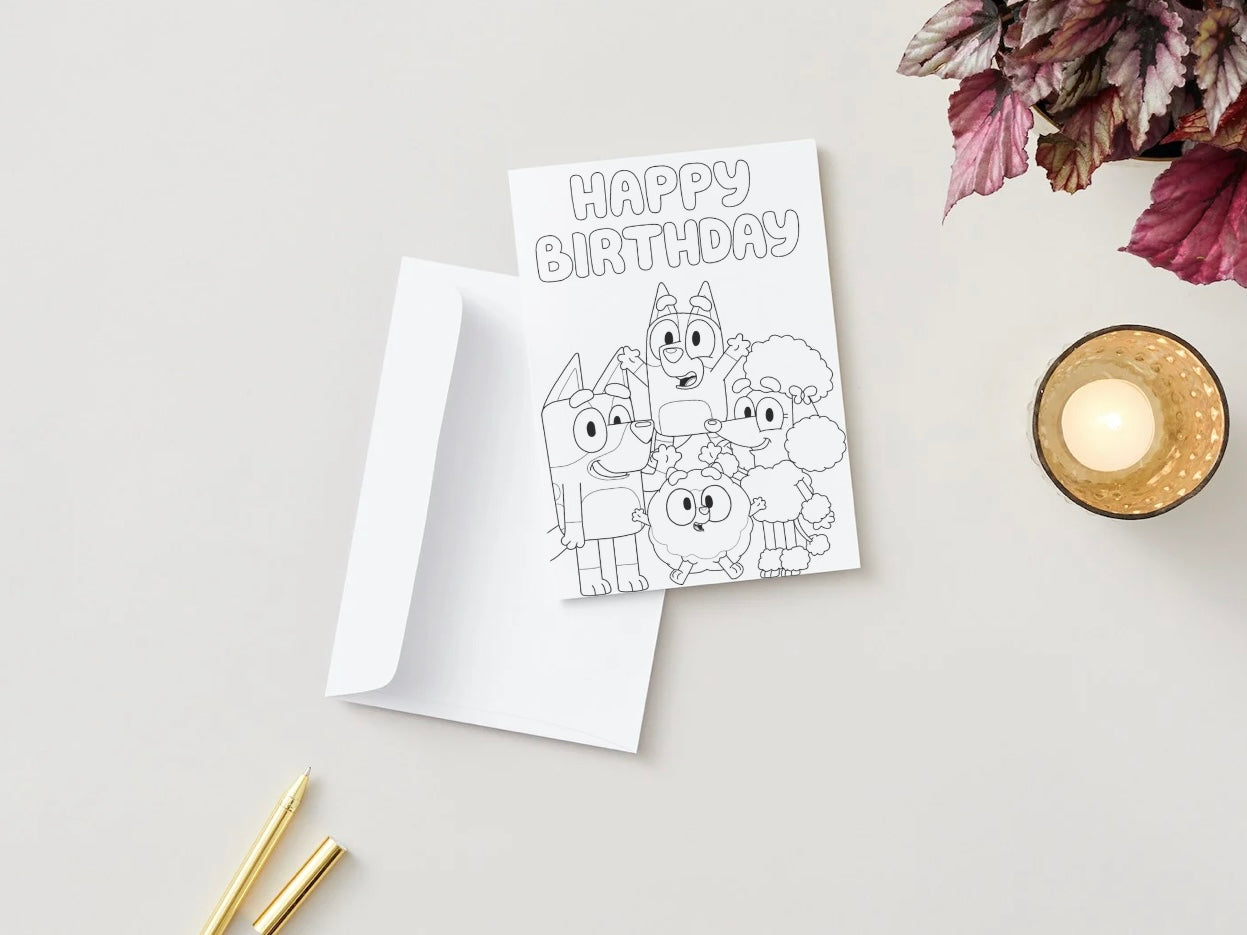 A Bluey Birthday | Birthday Card