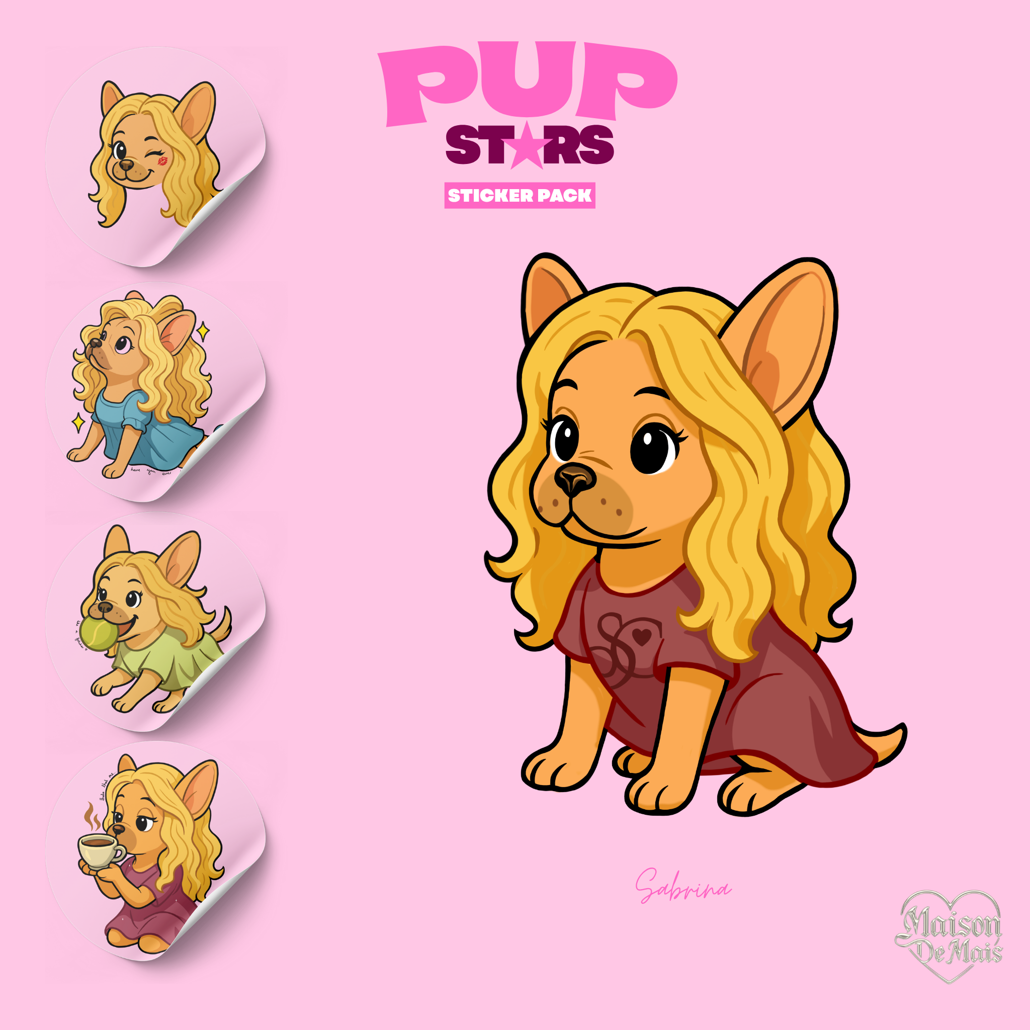 Pup St⭐️rs: Sabrina * Stickers