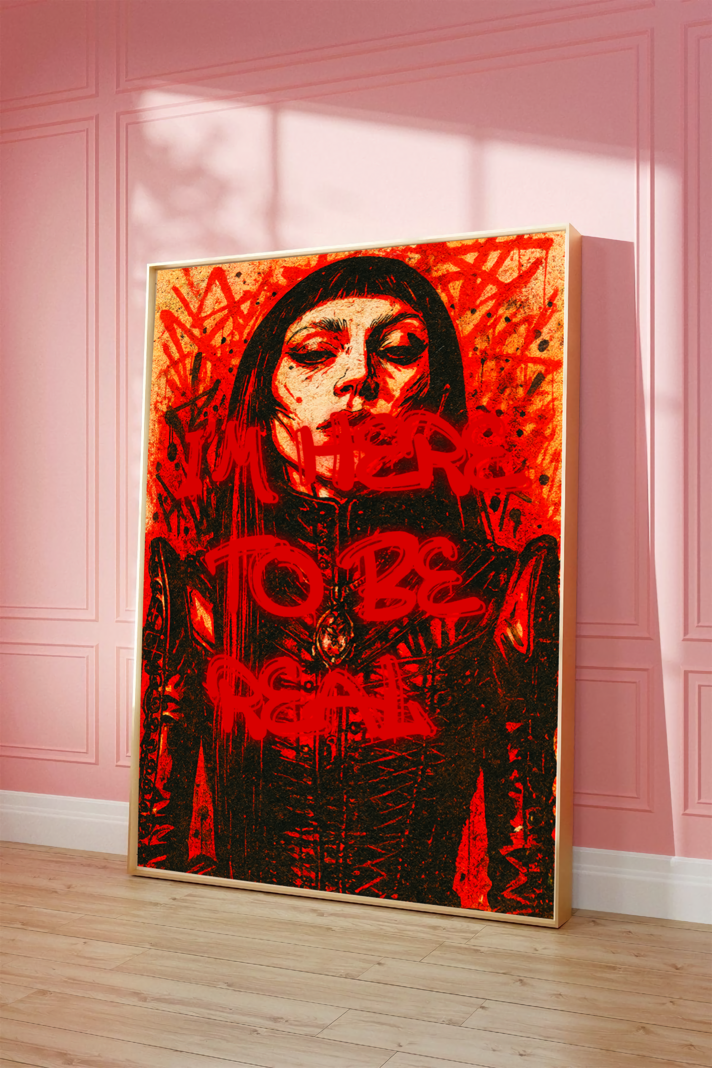 I’m Here to Be Real : Gaga | A4 Print