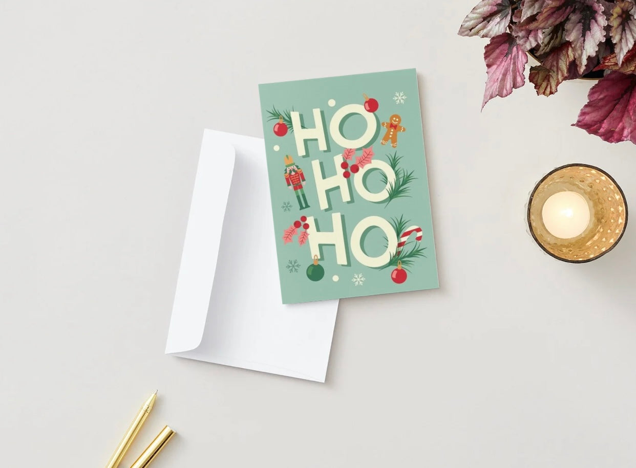Ho Ho Ho | Christmas Card