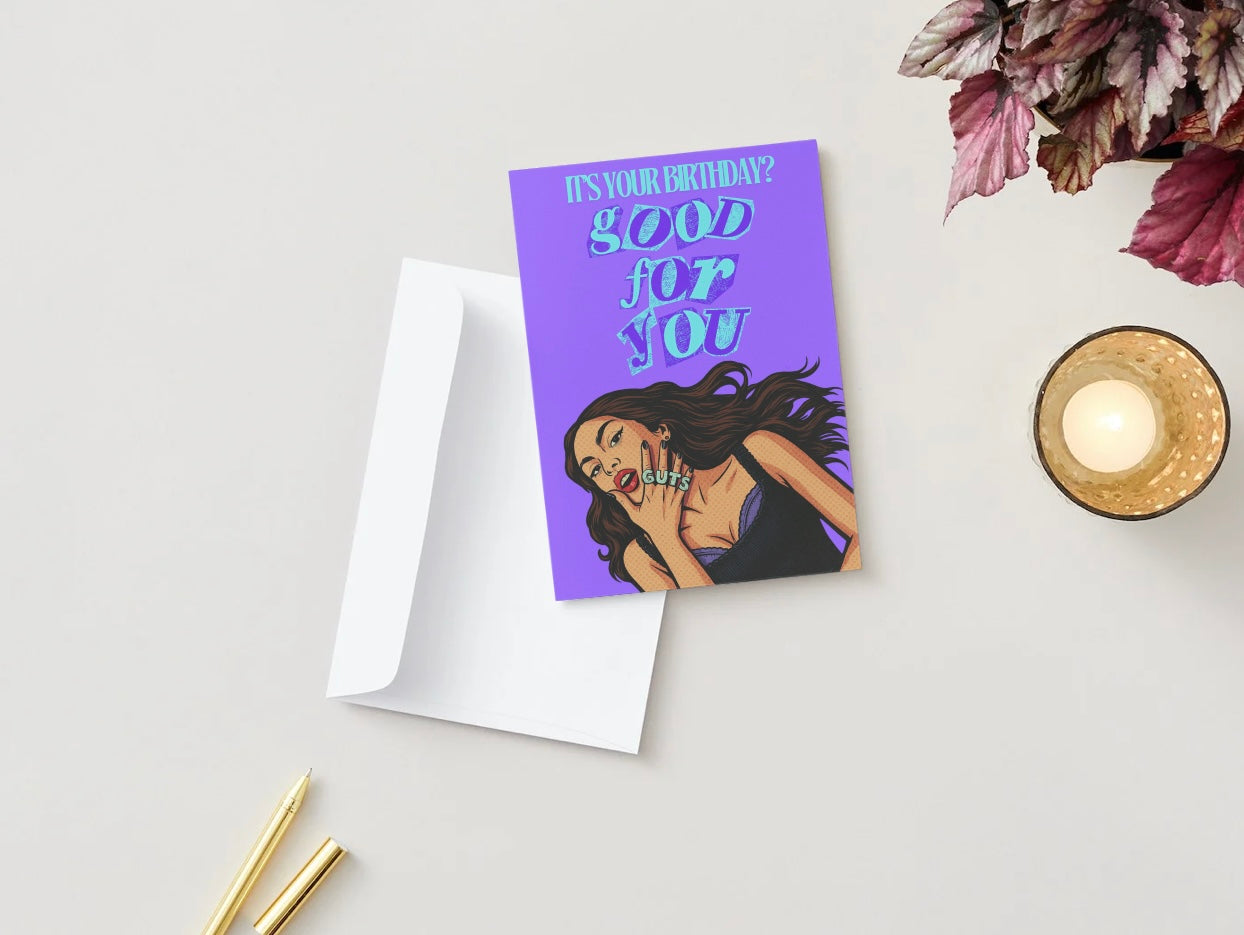 Good 4 U | Birthday Card